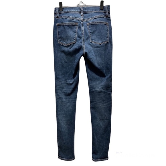 J. Crew 9" high-rise skinny jean in classic blue wash size 27 - Picture 7 of 7